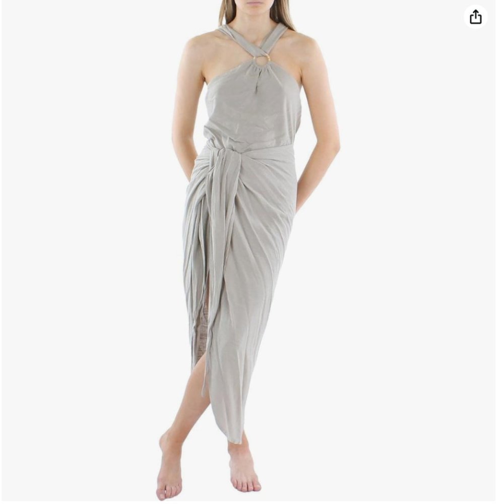 Just BEE Queen Womens Dash One Shoulder Dress Cover-Up sz S MSRP $465